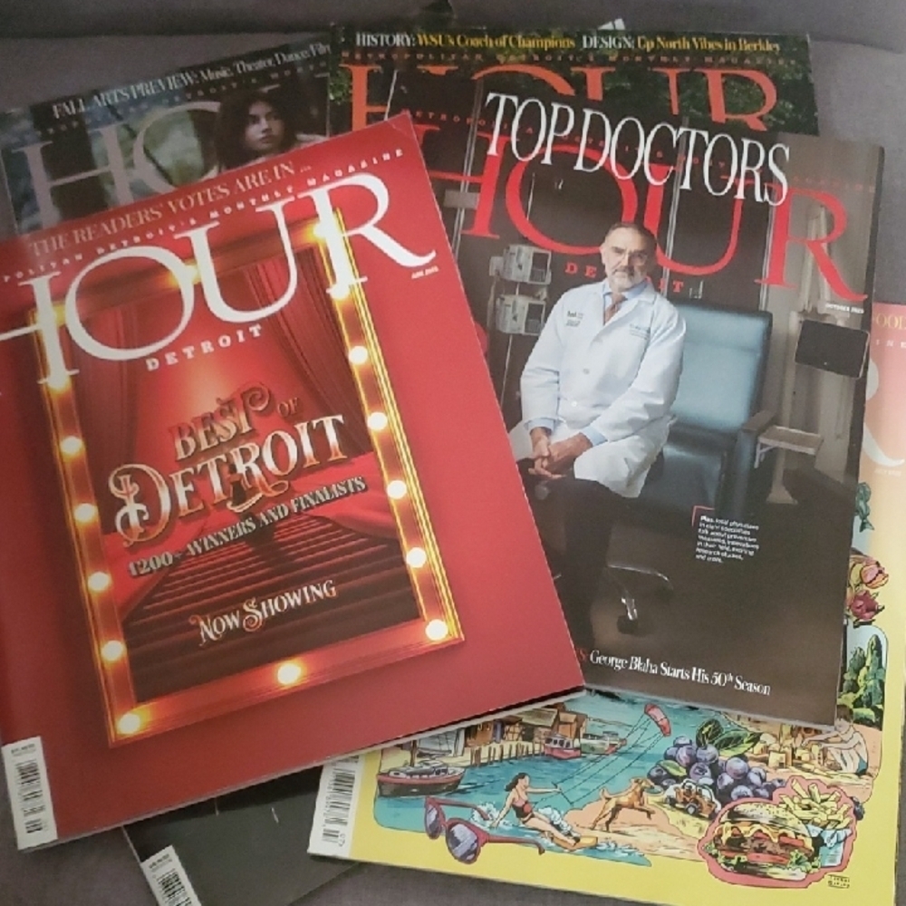 Six Hour Detroit Magazine Collection Six Issues